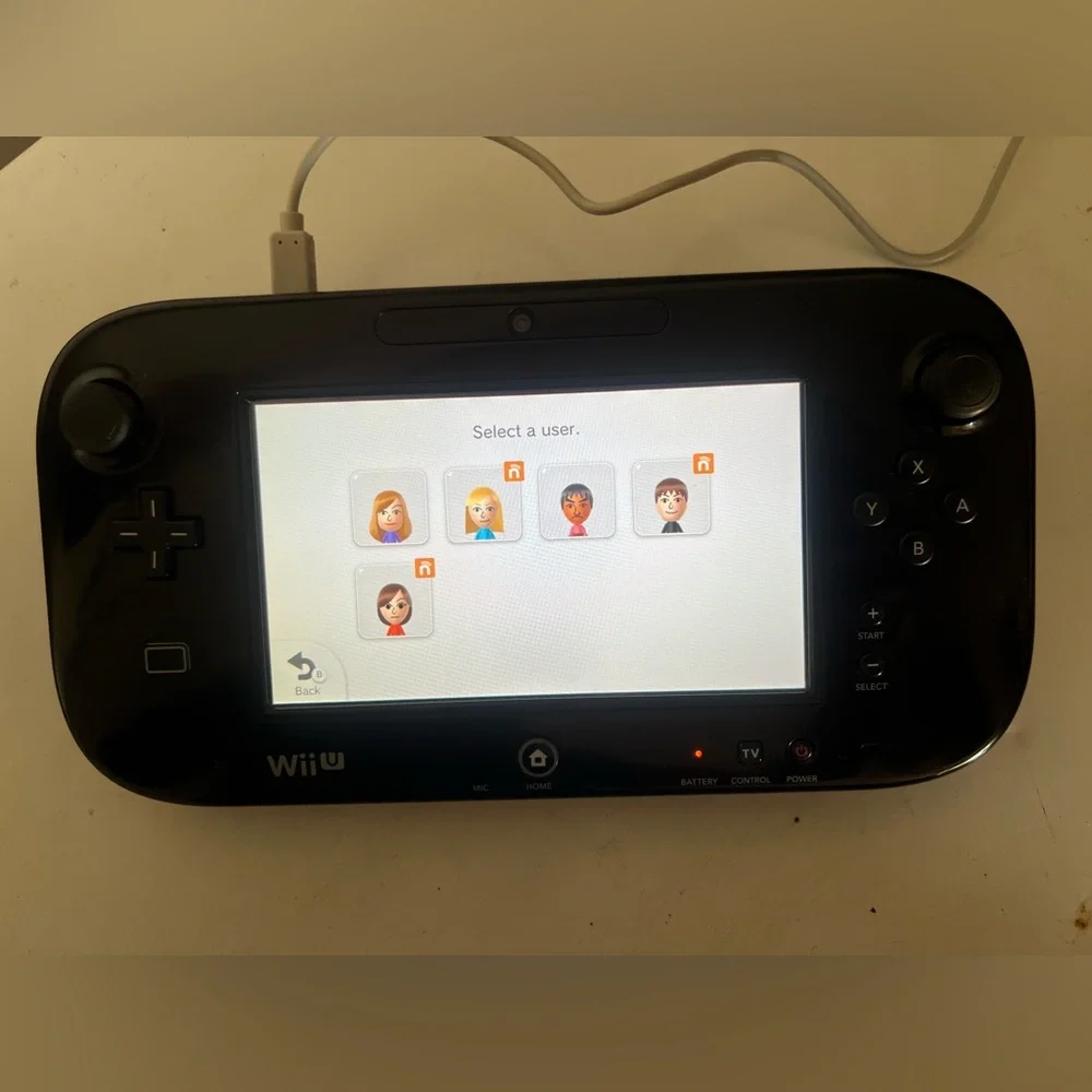 Nintendo WII U Gamepad Console Only WUP -010 Power Supply Stylus Conditions